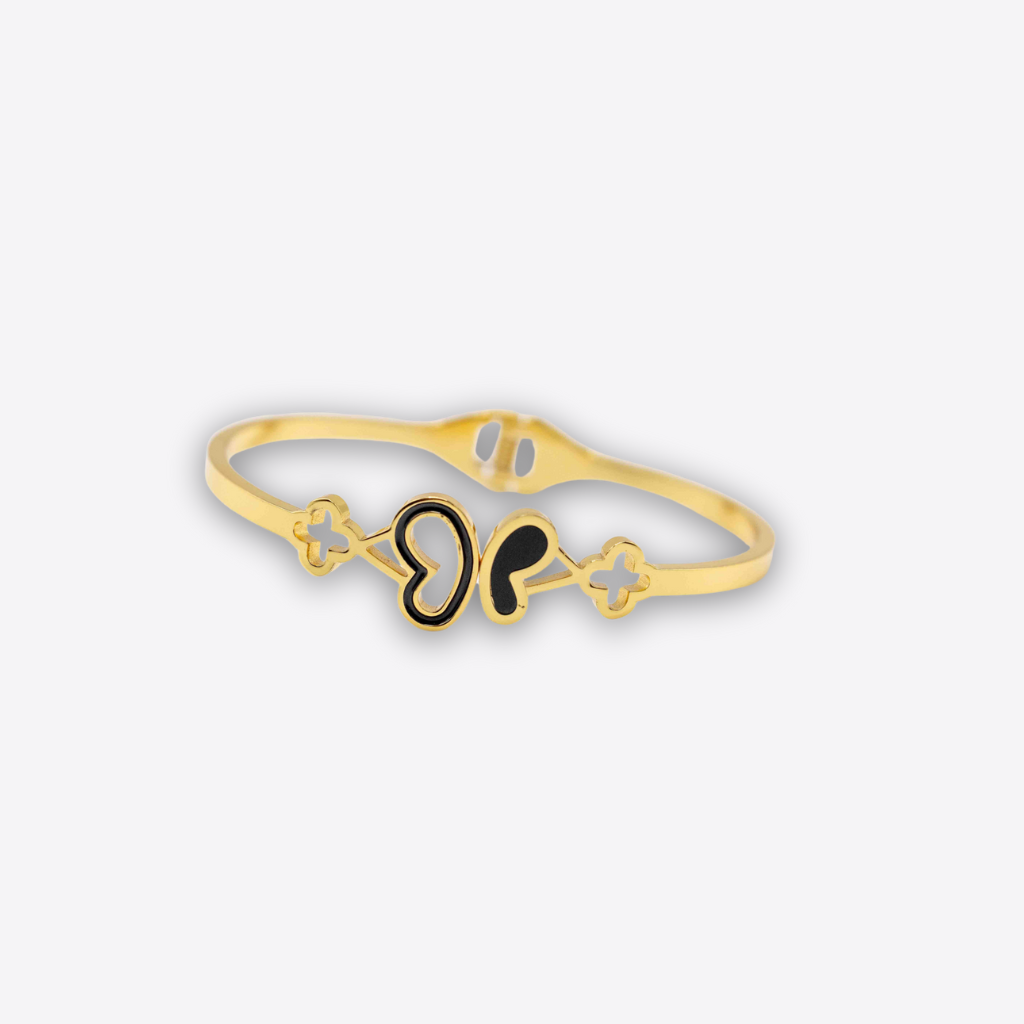 XZ502 – Gold & Black Butterfly Bracelet